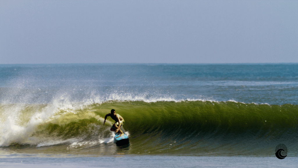Quando o surfista começa a surfar sozinho