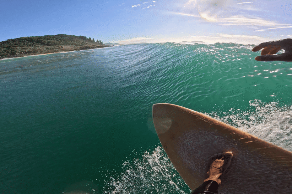 Como é o Surf na Praia do Caldeirão em Floripa